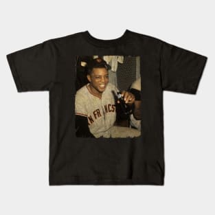 Willie Mays in San Francisco Giants Kids T-Shirt